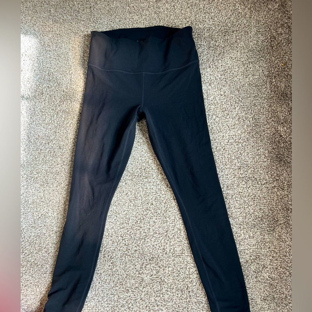 Athleta 7/8 length black leggings size S